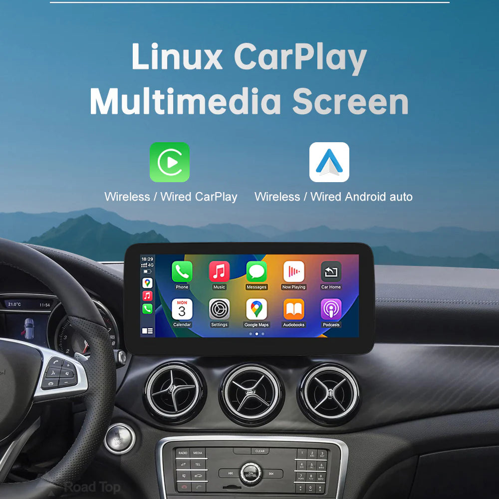 For Mercedes Benz B W246 2012-2019 Apple CarPlay& Android auto Linux Car Multimedia Screen