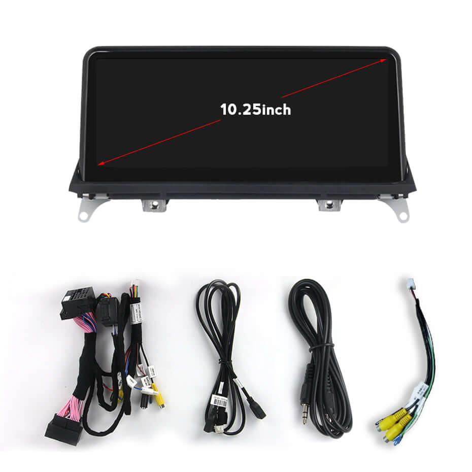 For BMW X5 X6 E70 E71 E72 F15 F16 upgrade Apple CarPlay & Android auto Head unit